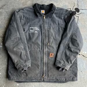 Vintage Y2K Carhartt gray work wear jacket